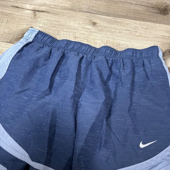 Nike Athletic Dri-Fit Mid Rise Lined Running Shorts Blue Women’s Size L - Picture 4 of 10